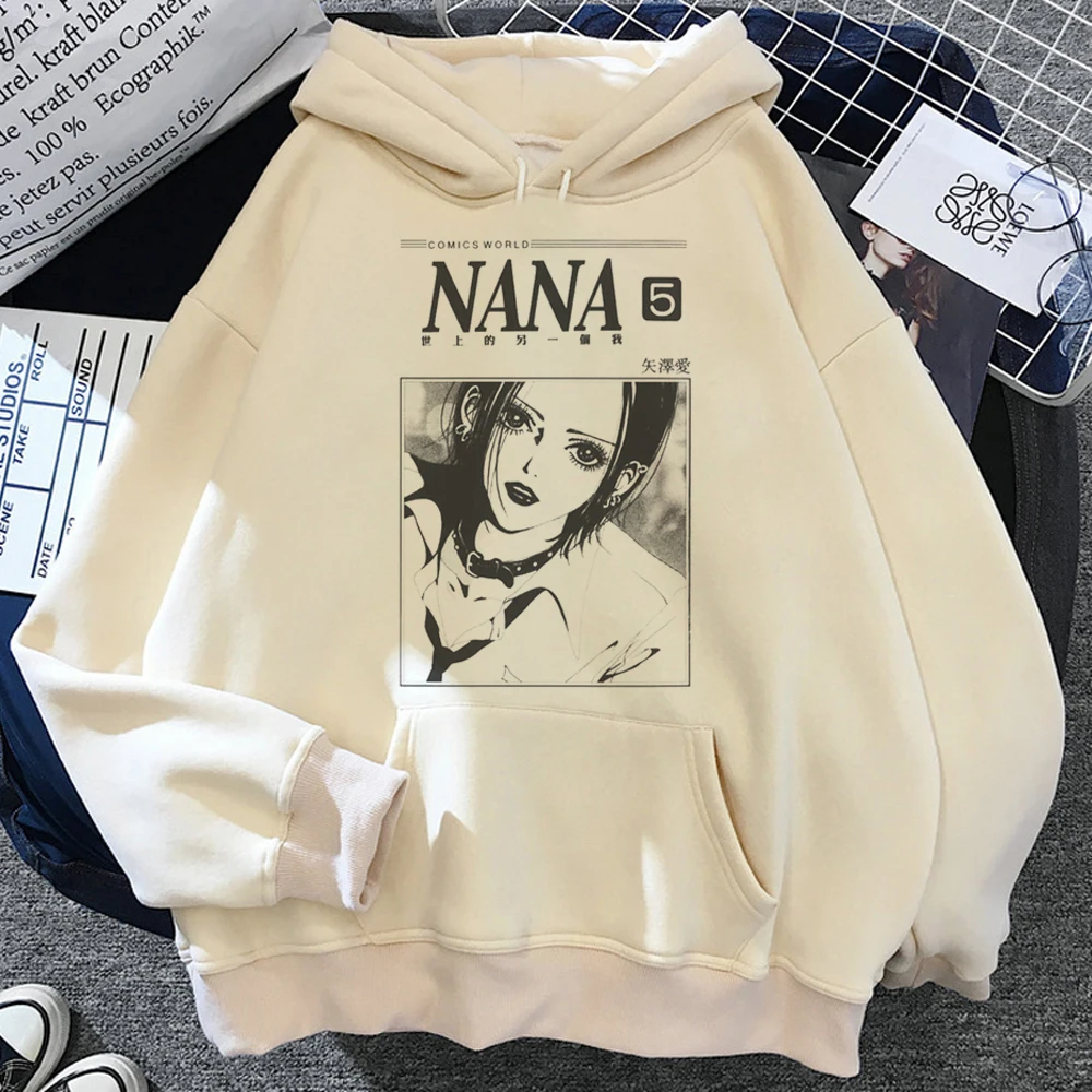 nana anime hoodies men Korean style Kawaii hoddies men vintage tracksuit