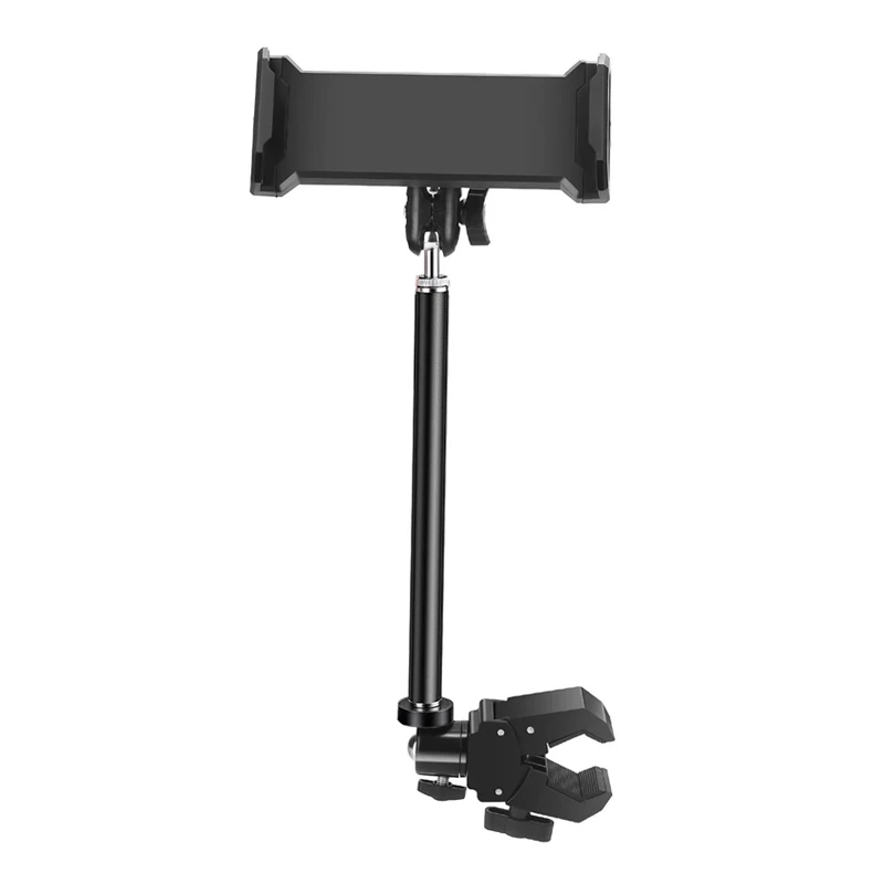 Mic Music Stand Tablet Phone Holder Aluminum Mobile Phone Holder Lazy Tablet Stand For iPad Desktop Clip Long Arm Table Bracket
