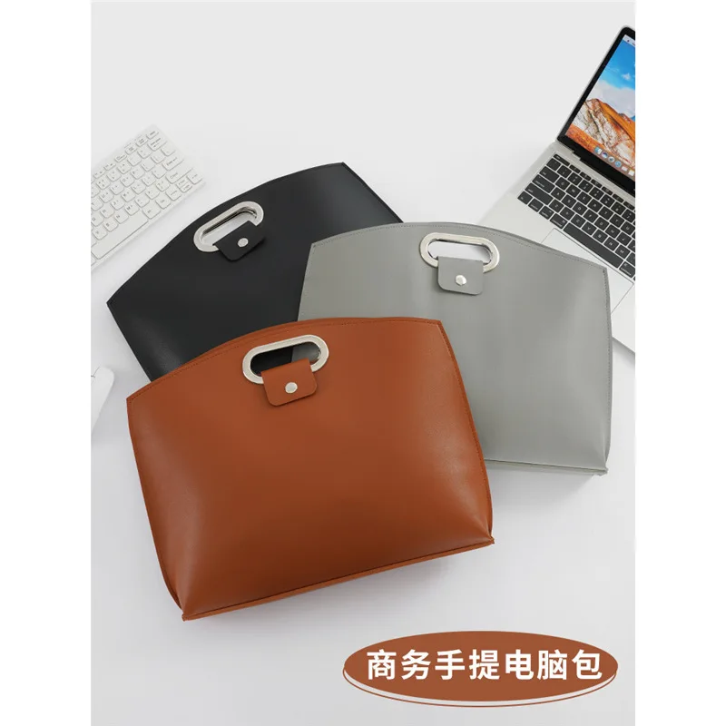 

Laptop bag high-end sense large-capacity briefcase fashionable handbag commuter to work office file bag