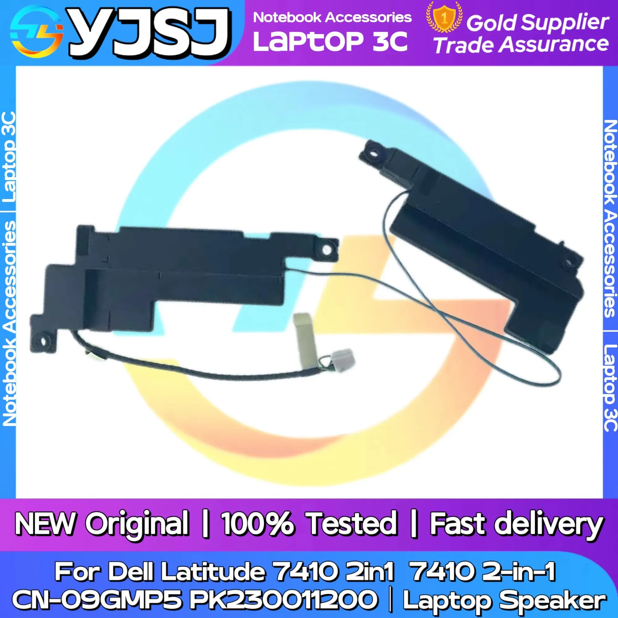 New Original Laptop Notebook Audio Speaker For Dell Latitude 7410 2-in-1 E7410 2in1 Built in horn audio CN-09GMP5 PK230011200