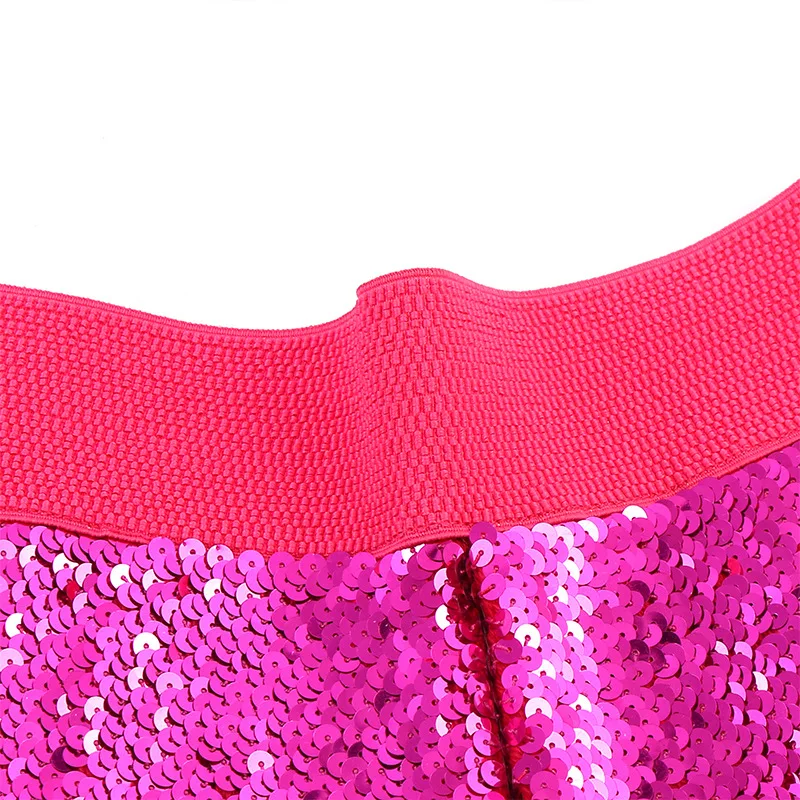 Sexy Dance Shorts Shiny Mini Sequined Hip-Hop Night Club Jazz Dancer Shorts Sequins Details Pole Dancing Clubwear Stage Clothes