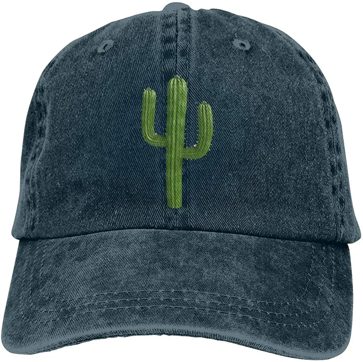 Arizona Saguaro Cactus Navy Blue Denim Caps Unisex Cotton Baseball Cap Men Trucker Hat Outdoor Sun Hats