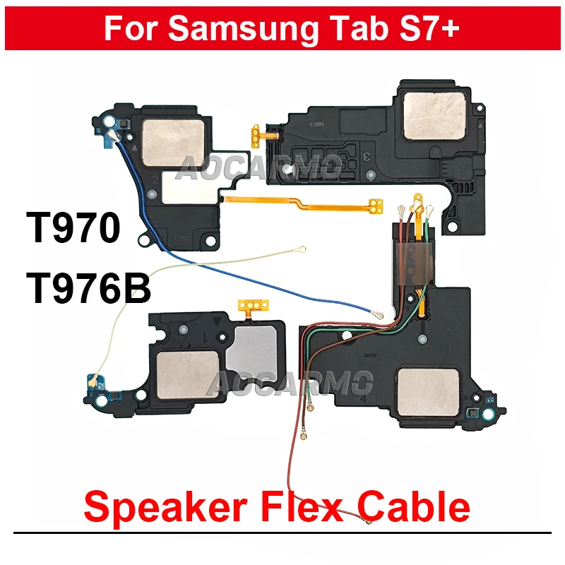 

For Samsung Galaxy Tab S7+ S7Plus SM-T976B T970 T976 Loudspeaker Speaker Buzzer Ring Flex Cable Repair Parts