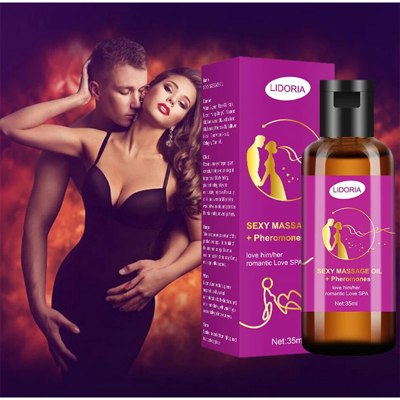 Sexy Purple Charm Oil Massage Men Women Massage Essential Plastic Bottle Oil  Relax Stress Romantic Enhance Skin Care Attraction