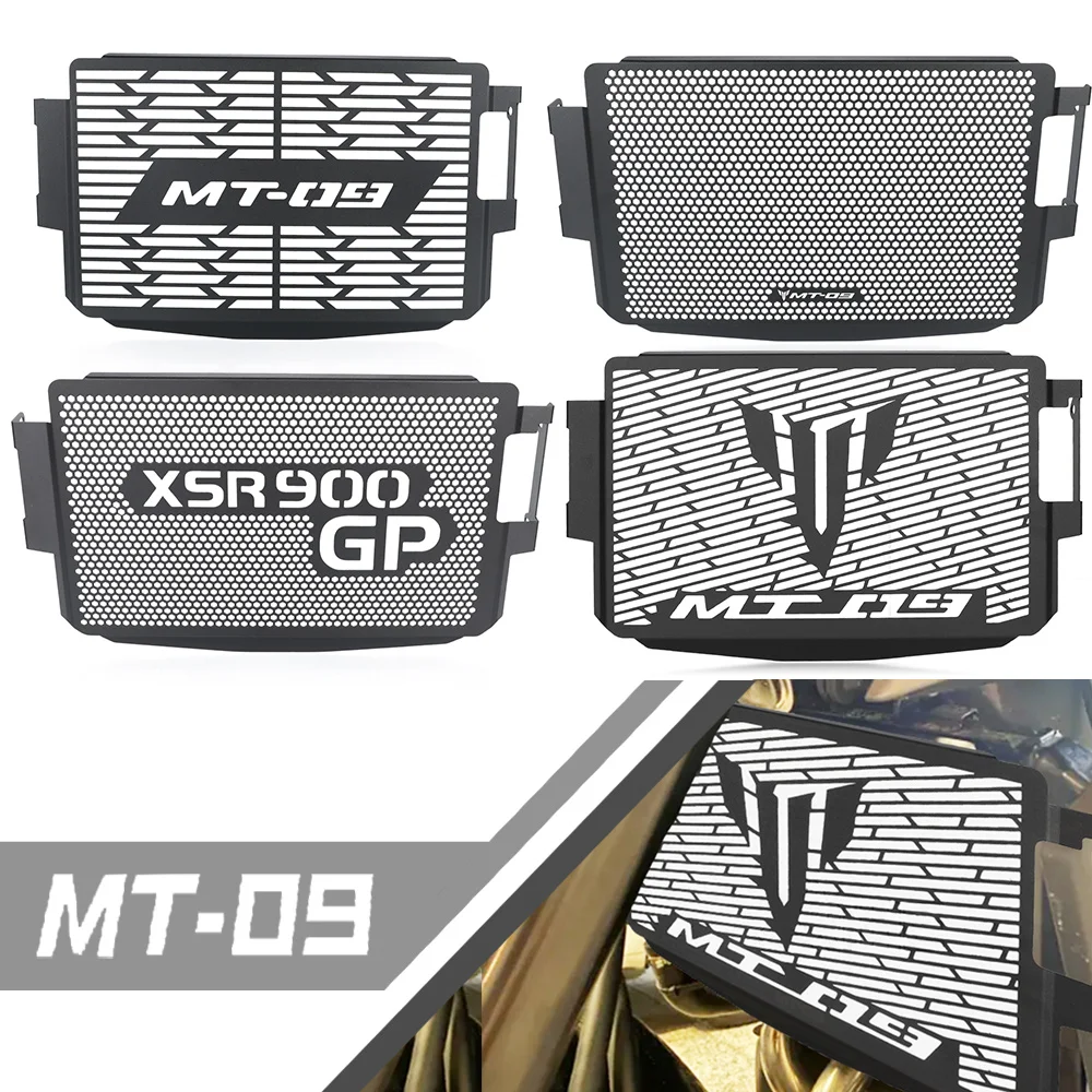 

FOR Yamaha MT09 MT-09 SP FZ/FJ 09 XSR900 Tracer 900 GT 2026 2025 2024 Motorcycle Aluminum Radiator Grille Guard Cover Protection