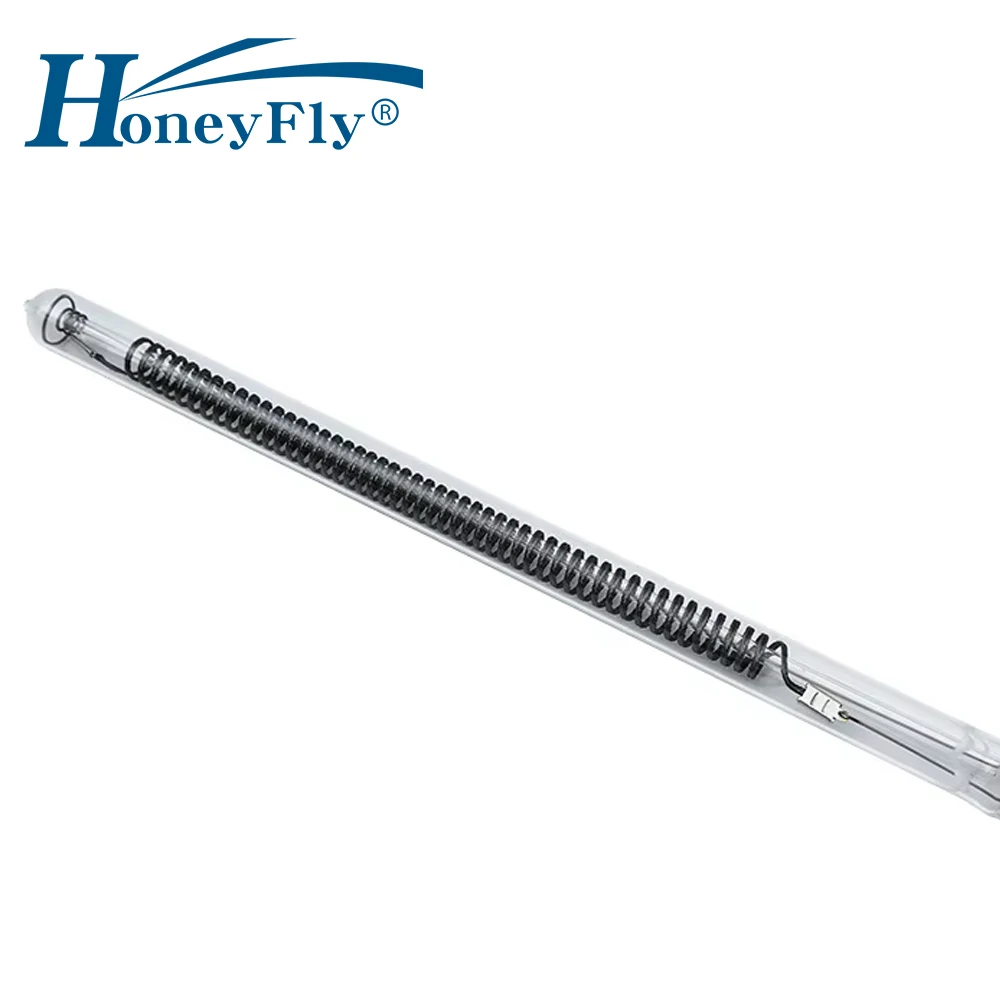 

HoneyFly 2pcs Carbon Fibre Heater Lamp Single Ended 220V 400W 500W 1000W 290mm 350mm 400mm Heating Element Quartz Tube
