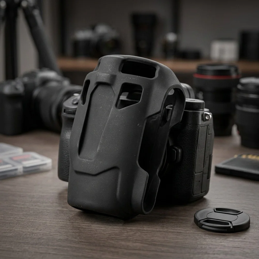 Non-slip Grip Sleeve Shockproof Tool Cover Precise Button Cutouts Tight Seal Protection Debris Resistant Layer