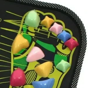 Fußschmalermassagematte, Entspannungsmassagebad, Triggerpunkt, Gesundheitstherapie, Entspannung von Schmerzen, Stressabbau, Reflexzonenmassurie Stone Road 10 Hauptverkaufsreflexzonenmeldungen - №5