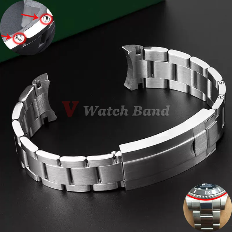 Stainless Steel Watch Strap Screw for Rolex for Oyster Submarine for Daytona One Word Screw Rod Shaft Watch Buckle Accessories