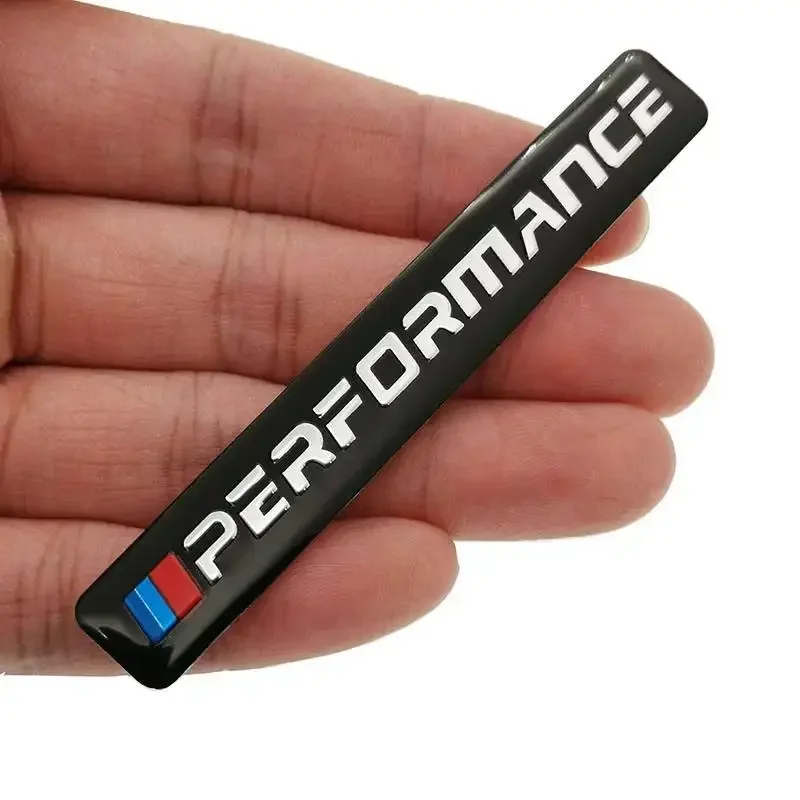 4Pcs Car Decal Logo Badge Auto Parts Sticker Not Easy To Fall Waterproof Power Performance Car Sticker