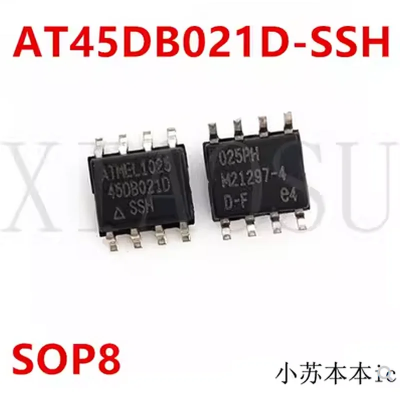 (2-5 قطعة) 100% جديد وأصلي 45DB0210 SOP8 AT45DB021D-SSH 45DB0210D شرائح