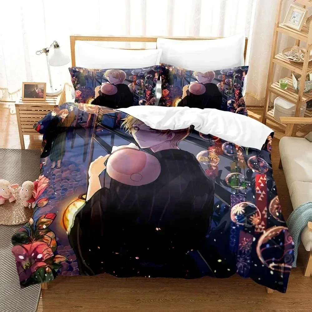 Luxury New 3D Print Natsume's Book of Friends Anime Duvet Cover Bedding Set Pillowcases Quilt Cover Home Decor Twin King Queen