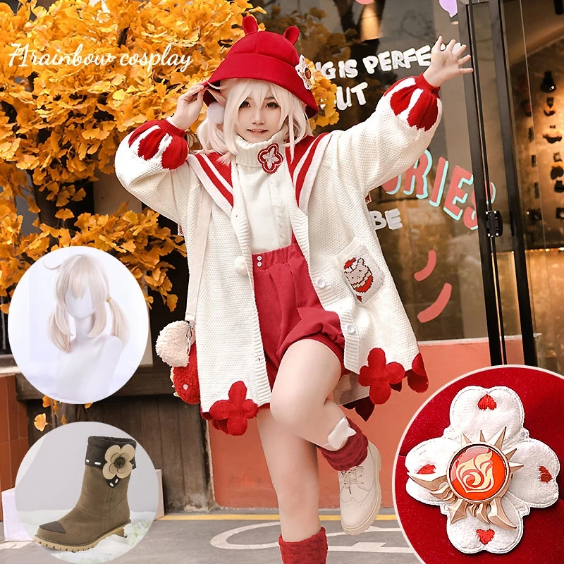 

Klee Doujin Cosplay Genshin Impact Klee Cosplay Costume Christmas Outfits Uniforms Winter Sets Genshin Impact Cosplay Costumes
