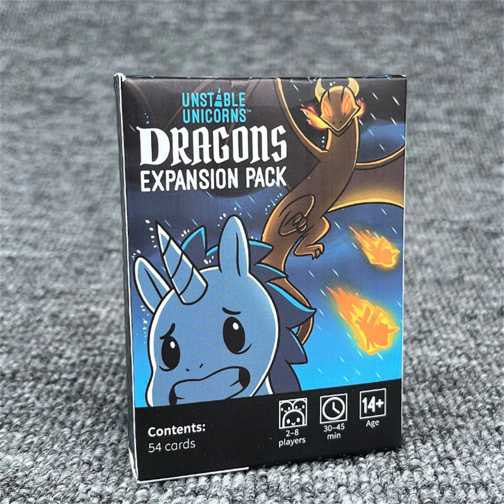 New Second Edition Unicorns Core Board Game Card And Dragons NSFW Rainbow Uncut Legend Expansion Pack