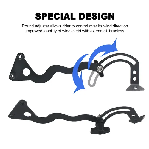 Imagen 2 del producto Soporte reforzado para parabrisas de motocicleta r1250 gs para BMW R1200GS R1250GS Adventure 2013-2025 GS R1250 soporte para parabrisas