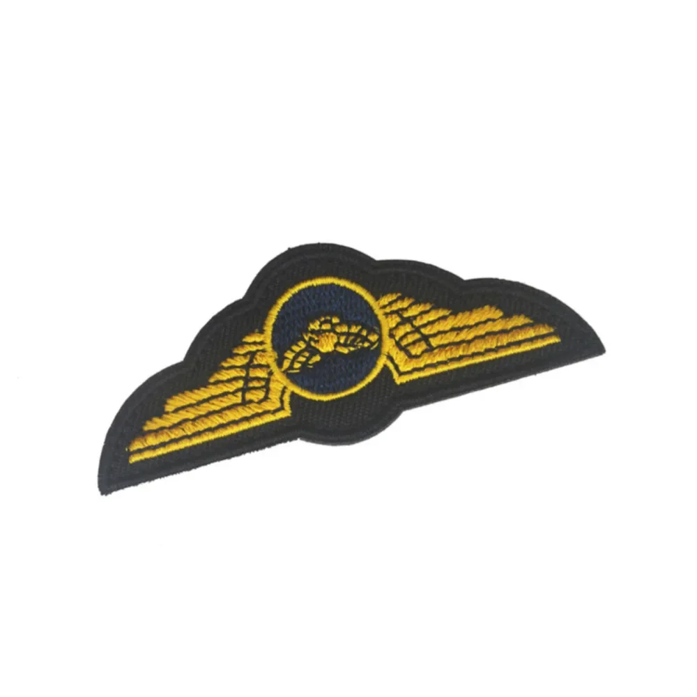 Pilot Aviation Chest Badge Embroidery Patch Hook & Loop Military Tactical Morale Badge Clothing Accessories Punk Cloth Stickers