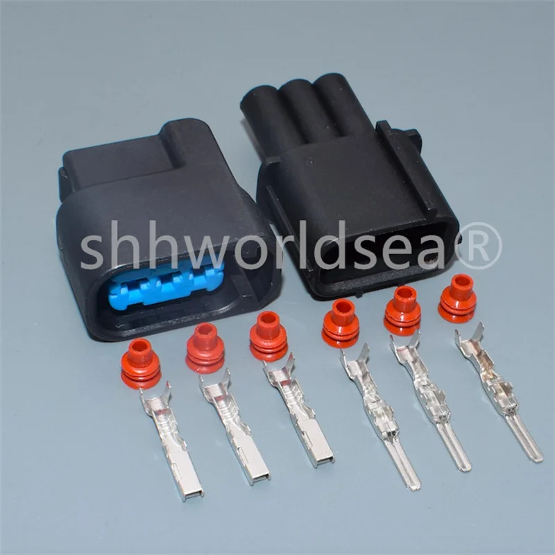 

Shhworldsea 1sets 3Pin Waterproof Connector For Honda for Odyssey seven generation for Civic CRV high-voltage ignition coil plug