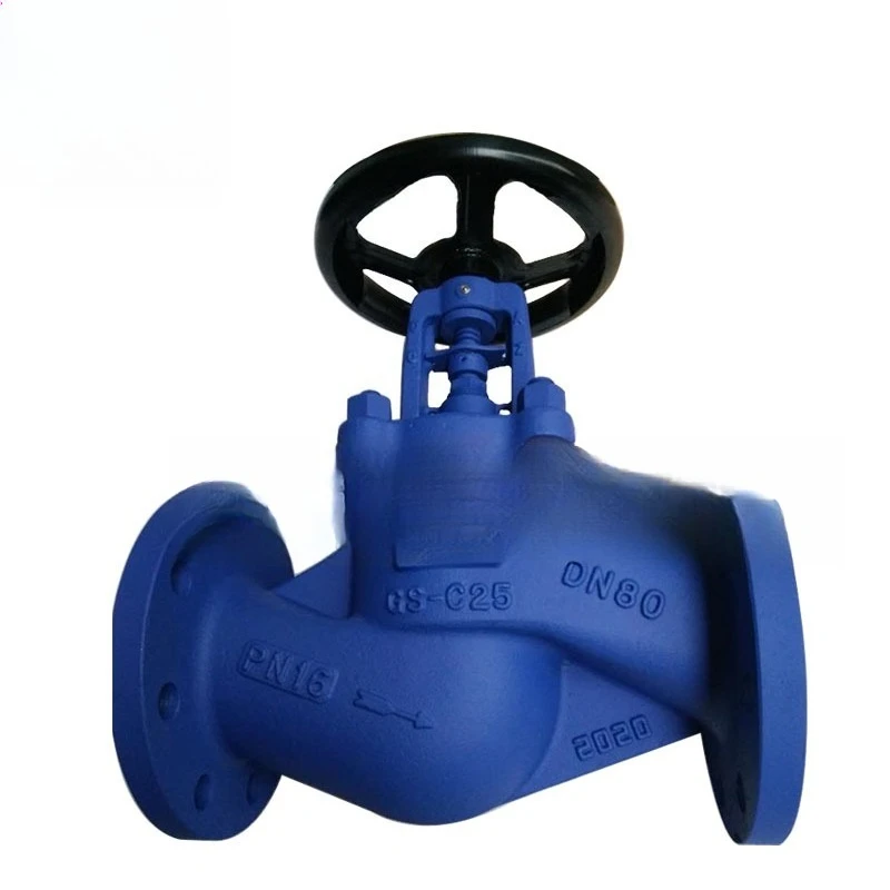 

Manual cast steel zero leakage steam heat transfer oil German standard flange bellows globe valve