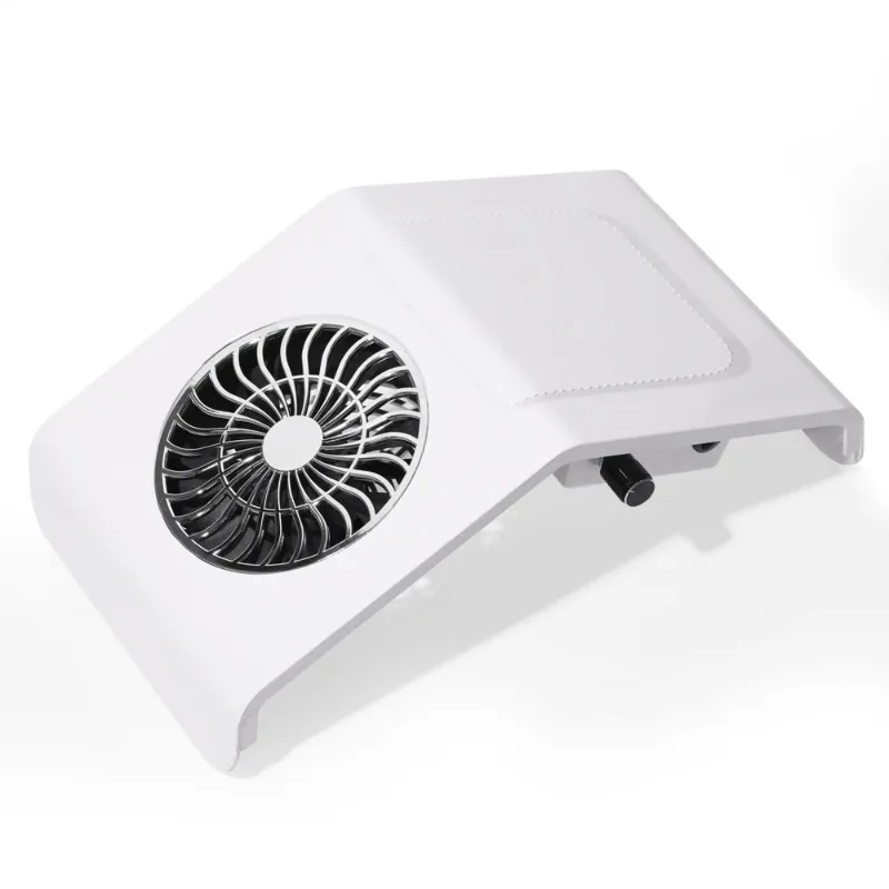 

Powerful Dust Removal Nail Vacuum Cleaner with Leather Nail Armrest Pad Suitable for Professional or Home Beginners