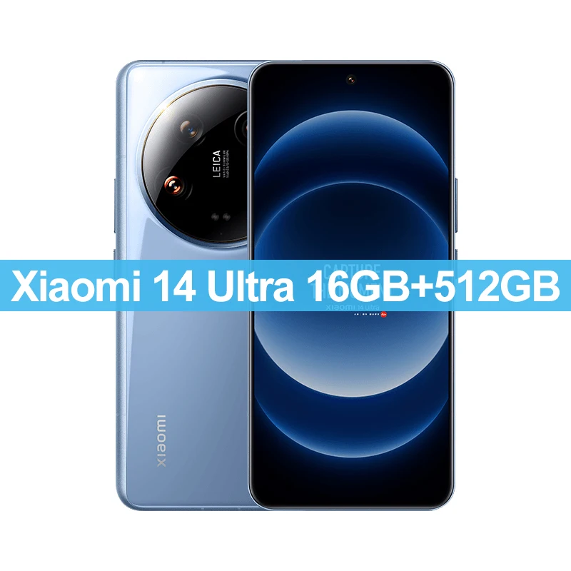 Global ROM Xiaomi 14 Ultra 256GB/512GB Snapdragon 8 Gen 3 6.73" 2k AMOLED Screen 90W 5300mAh Battery 50MP+32MP Camera