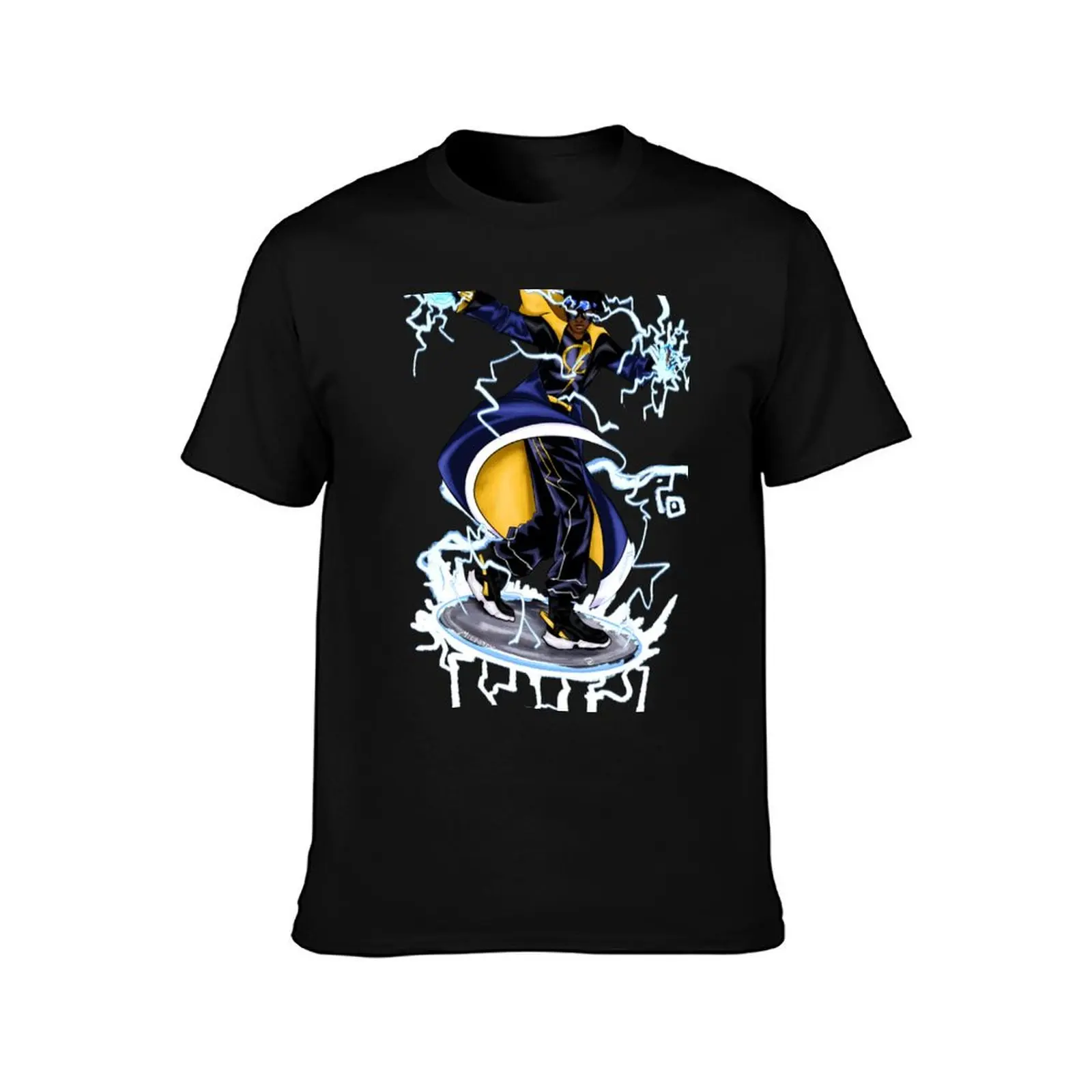 Black Lightning Project: Static T-Shirt Plus Size Everyday Tee Shirt T-Shirt