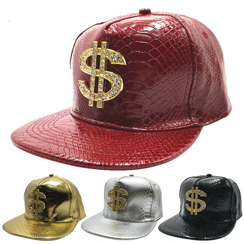 

Men Caps Flat Hat Hip Hop Snapback SKULL Rivet Baseball Cap Street Dance Cap Trendy Men's and Women's Flat Hat