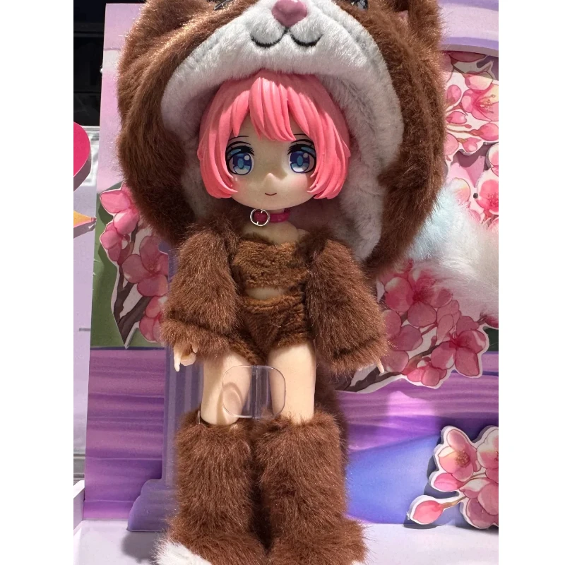 In Stock Cat Island Wonderland Series 1/12 Mjd Bjd Articulated Doll Blind Box Desktop Decor Surprise Mystery Box Birthday Gift