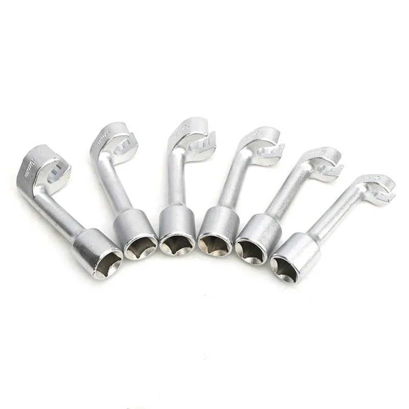 For BMW Benz VW L-Shaped Open Hexagonal Slotted Oxygen Sensor Diesel Fuel Injection Pipe Socket Wrench Speceial Tools Automotiva