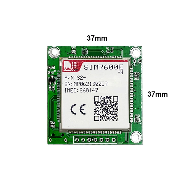 SIM7600E-H Макетная плата SIMcom 30*30 мм LTE CAT4 4G + GNSS Модуль макетная плата Основная плата с антенной FPC + GPS (опционально)