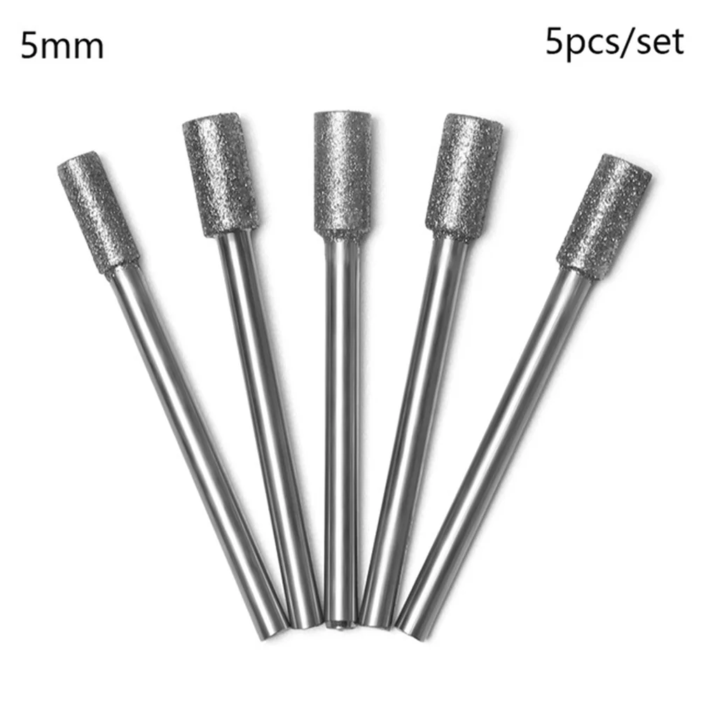 3mm Shank Diamond Drill 45mm Alloy Electroplated Burrs Engraving Equipment Jade Carving Workshop New Practical