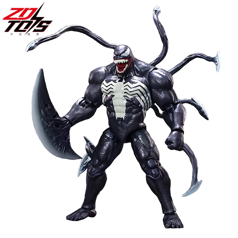 

Venom Figure Original ZD Venom Action Figure Marvel Legends Movie ZD Toys 22CM Action Model Spiderman Collection Adult Kids Gift