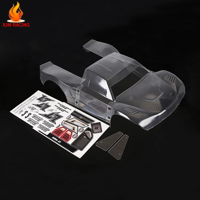 Plastic Transparent Car Shell Body with Stickers Set for 1/5 LOSI 5IVE-T ROFUN ROVAN LT KINGMOTOR X2 DDT FID RACING RC CAR PARTS