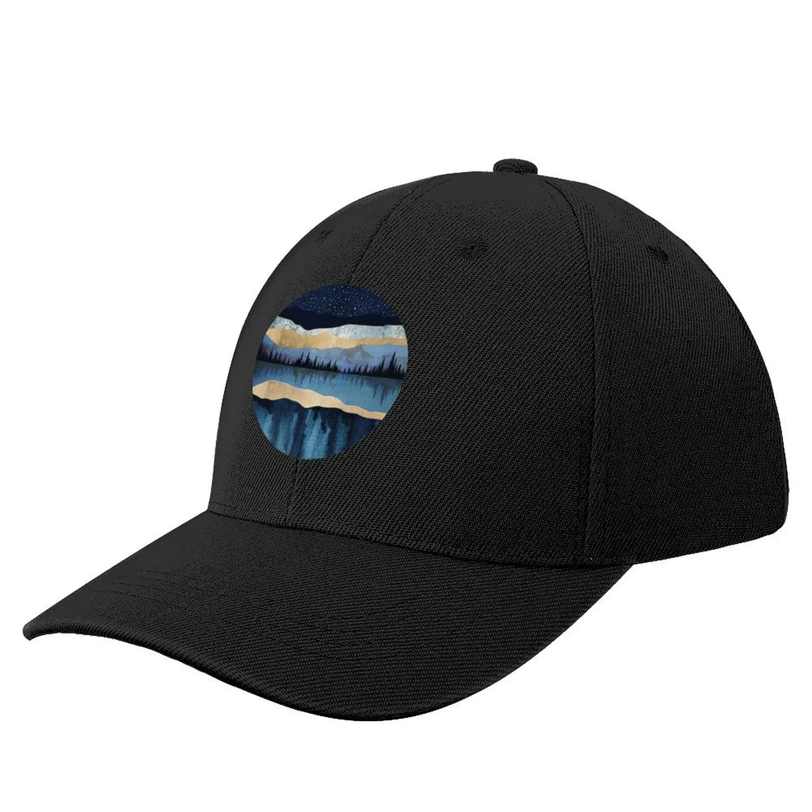 Midnight Lake Baseball Cap fishing hat Golf Hat Girl Men's