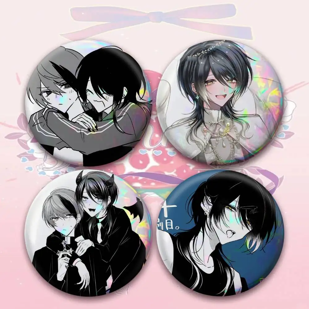 Anime K-Kasurich-h Badge 25 32 44 58 75 mm Round Fans Collect Friends Gifts Brooch Souvenir