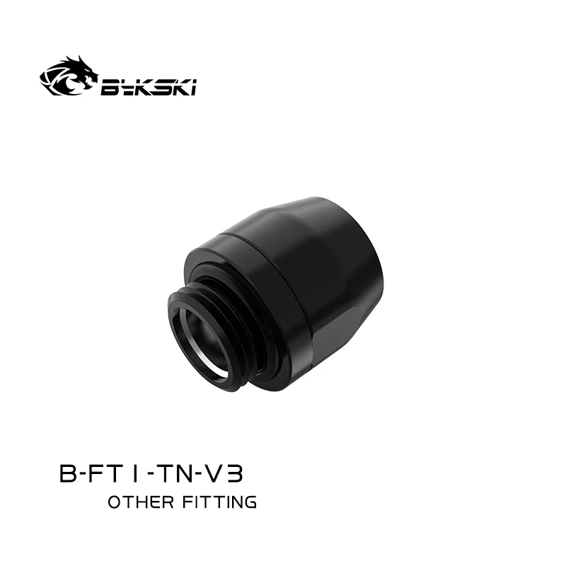 Bykski B-FT1-TN-V3 Computer Water Cooling Fittings TPV Connector for 1/4'' Soft Tubing, Quick Twist 6x10mm Water Hose