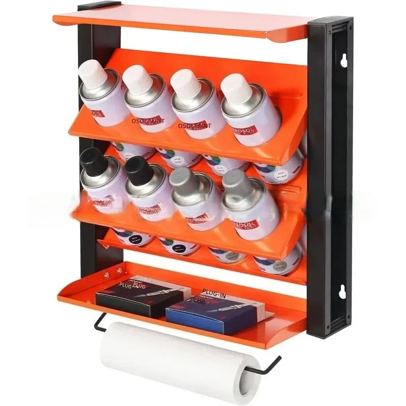 for Wall Mounted Storage Rack for Spray Oil Tanks for Garages and Homes Color Automatic Spray Rack