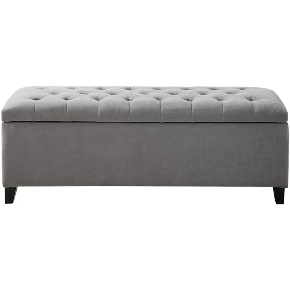 50,3-дюймовая стильная мягкая османская скамейка для хранения пуговиц с обивкой, скамейка в минималистском стиле, современные удобные скамейки для обуви
