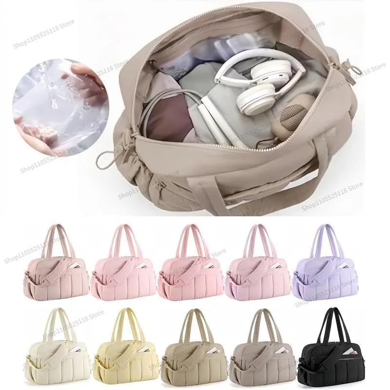 For Large-capacity Travel  Women's Short-distance Light Luggage Storage Bag Outdoor Sports Yoga Fitness Bag