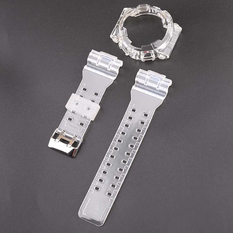 Watch Accessories Transparent strap for men and women GA120 110 140 GD120 GAX100 resin case