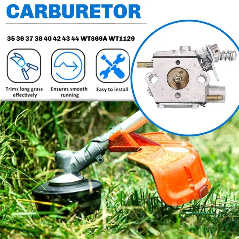 A60zcarburetor For Emak Oleo Mac SPARTA 35 36 37 38 40 42 43 44 WT869A Wt1129may