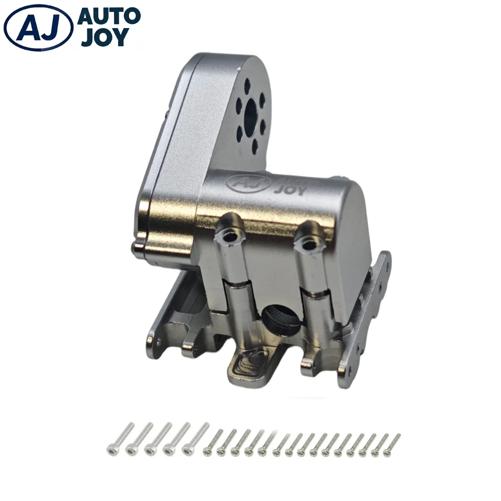 

SCX30 RC Crawler Metal Upgrade Parts AUTO JOY Aluminum Gear Box Transmission Case with Skid Plate & Gear Set