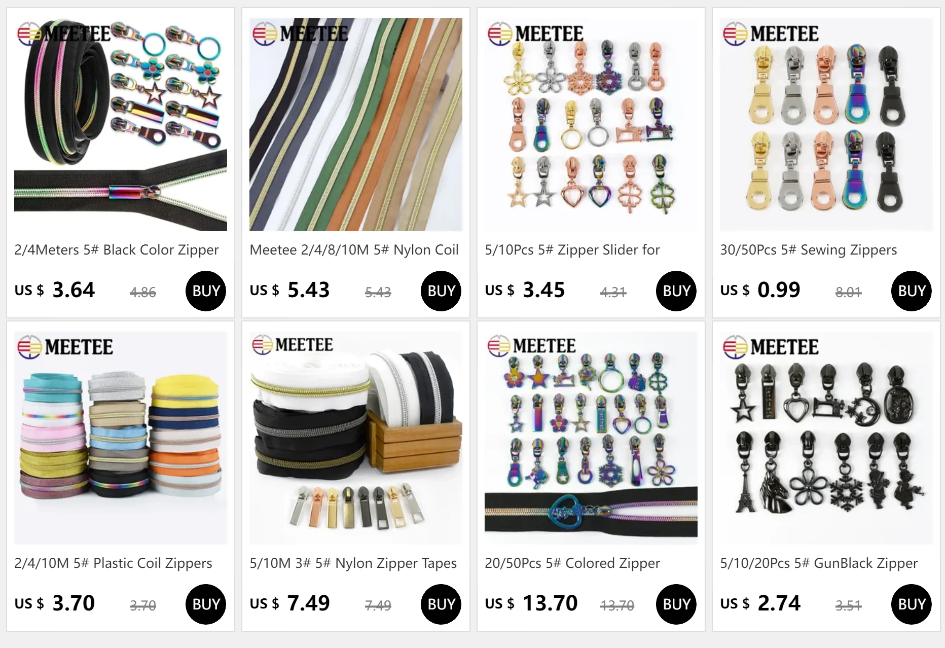 1/2/3/5M 5 # Nylon Zipper für Nähen Tasche Spule Reißverschlüsse Bänder Durch Die meter Jacke Tasche Zips Reparatur Kit DIY Bekleidungs Zubehör – Detail 1