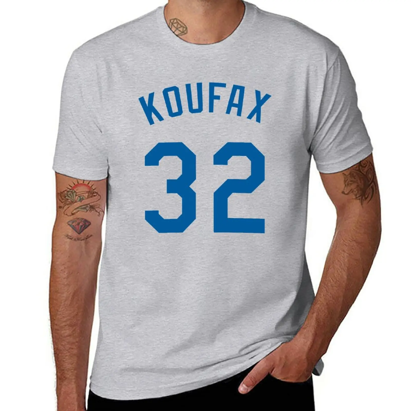 New Sandy Koufax T-Shirt Short t-shirt oversized t shirts Men's cotton t-shirt