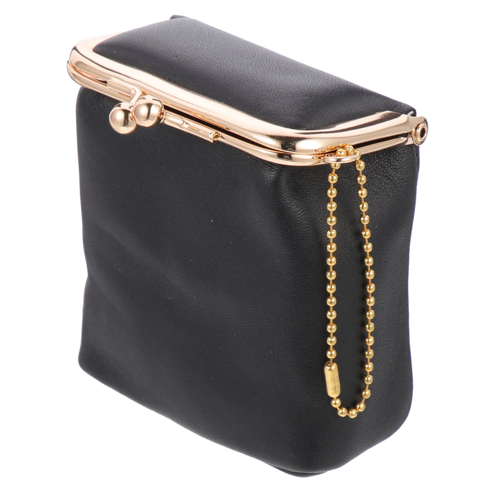 

Square Lipstick Box Lockable Holder Delicate Container Bag for Party with Buckle Storage Sheepskin Outdoor Gloss Case