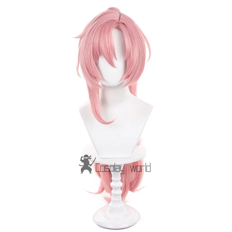 النساء نيكول ديمارا شعر مستعار تأثيري ذيل حصان لعبة حفلة Zenless منطقة صفر زي 80 سنتيمتر طويل الاصطناعية الشعر هالوين شعر مستعار + غطاء شعر مستعار #4