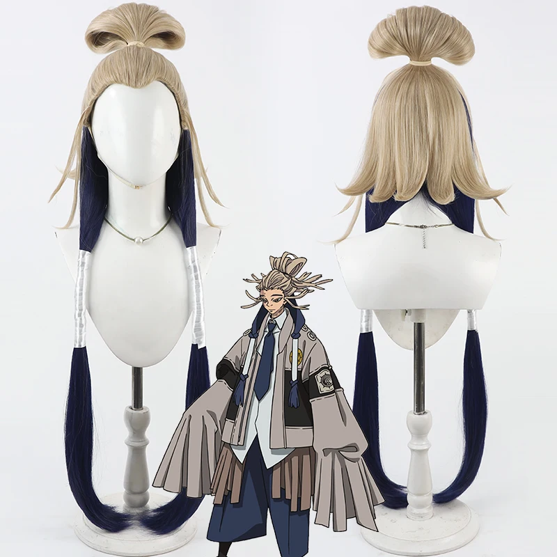 

Аниме Gachiakuta Tamsy, парик для косплея, длина 100 см, красивый наконечник, двухцветный дизайн, высокотемпературные матовые волосы