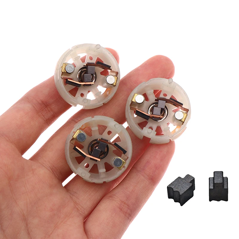 1/2/3/6 Stuks 370RS380 Dc Motor Koolborstelhouder Voor Elektrische Boor/elektrische Schroevendraaier Met Koperen Borstels Motor Koolborstel