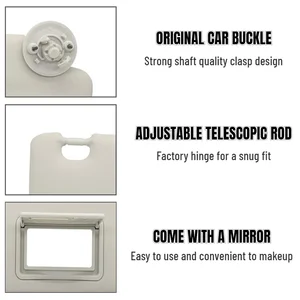 Visor mặt trời bằng ô tô đến Chevrolet, Sonic 2012-2020, Spark 2011-2022, Cruze 2009-2014, Aveo 2011 2012 2013, 1902132, P95327509, Phụ kiện Bán hàng chính Facia Cruze - 5