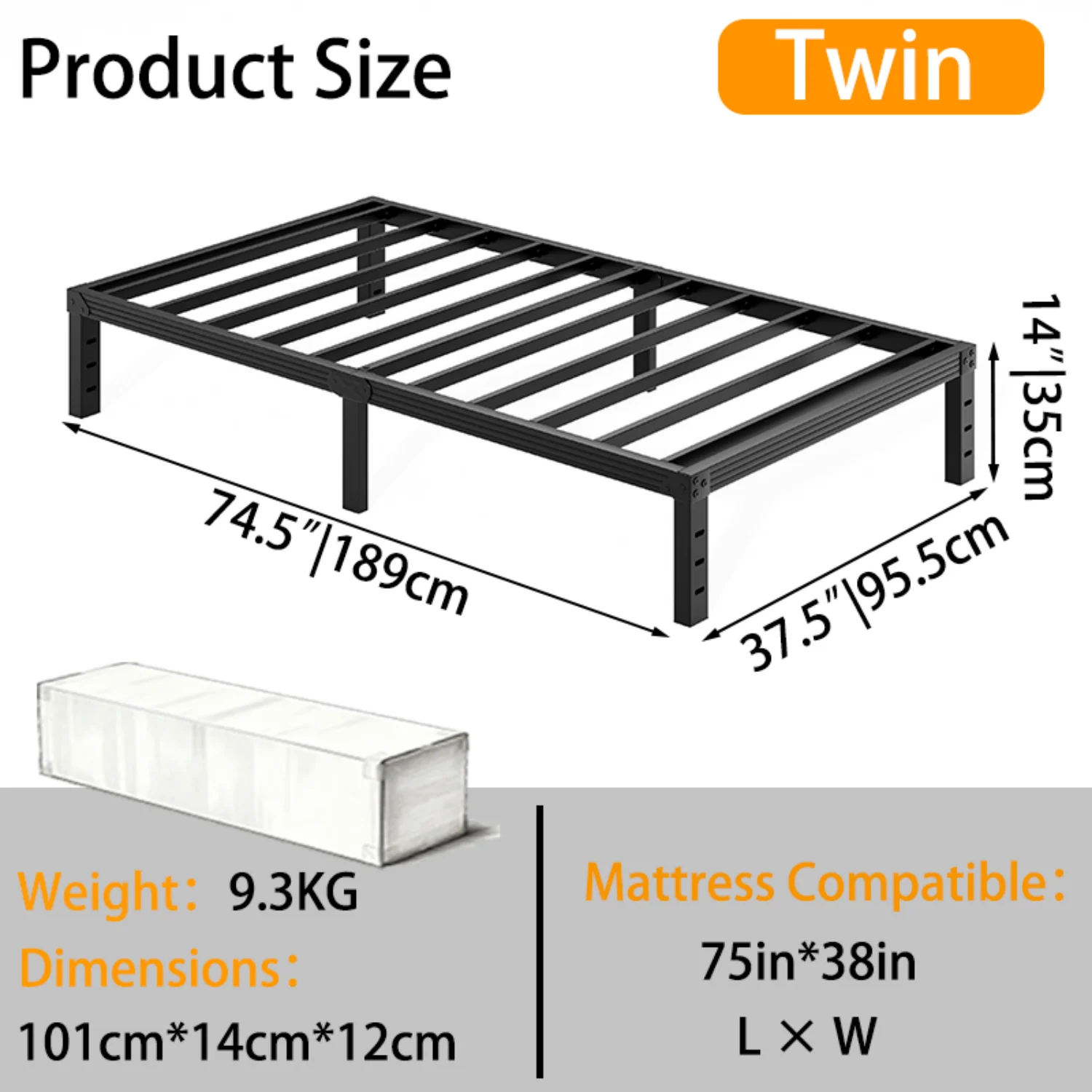 Thumbnail 3 - #21 Trending Metal Platform Beds Right Now