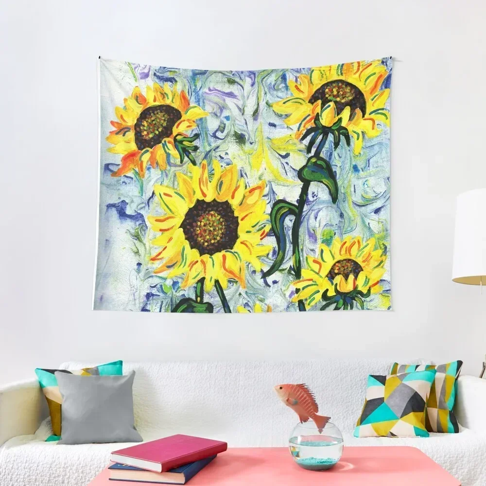 

Wild Sunflower Tapestry Room Decorator Decorations For Your Bedroom Tapestry